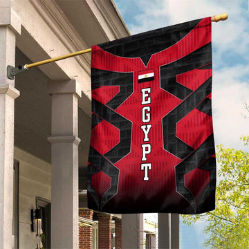 Egypt Flag Emblem Garden Flag Red Black Bold Spirit TS04