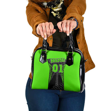 Personalized Skeleton Racing Shoulder Handbag Cool Bone Motorcycle Motocross Off-Road Riders Racewear TS04