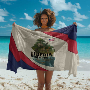 Liberia Wildlife Sarong African Safari and Ocean Marine Life TS04