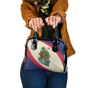 Liberia Wildlife Shoulder Handbag with African Safari and Ocean Marine Life Design TS04