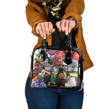Nelson Mandela Shoulder Handbag Street Spray Art Recreating The Life Of A Great Man TS04
