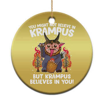 Cute Krampus Christmas Ornament Believes In You Germanic Christmas Demon Horror TS09