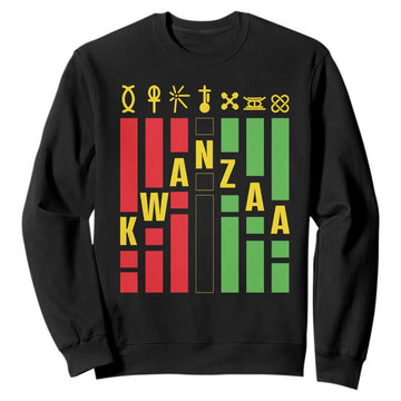 7 Principles Of Kwanzaa Sweatshirt African American Christmas TS09