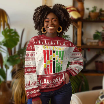 7 Principles Of Kwanzaa Ugly Christmas Sweater African American Christmas TS09