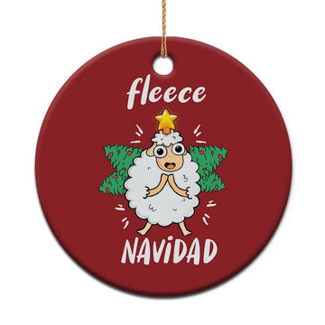 Funny Xmas Christmas Ornament Fleece Navidad Cute Sheep Christmas Tree TS09