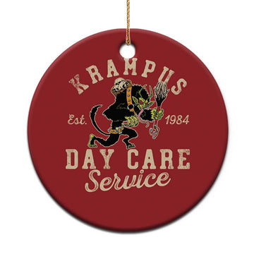 Xmas Krampus Day Care Service Christmas Ornament TS09