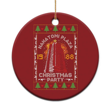 Nakatomi Plaza Christmas Party 1988 Machine Gun Christmas Ornament TS09