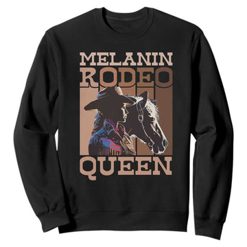African American Cowgirl Sweatshirt Melanin Rodeo Queen TS09