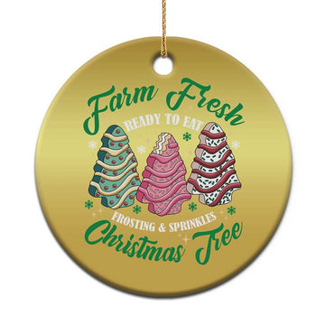 Farm Fresh Christmas Tree Cakes Christmas Ornament TS09