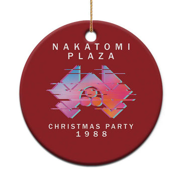 Xmas Nakatomi Plaza Christmas Ornament Xmas Party 2024 Ugly Gift TS10