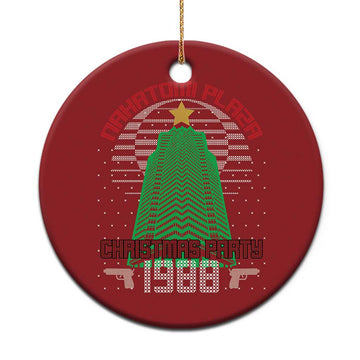 Nakatomi Plaza Xmas Party 1988 Christmas Ornament Xmas Gift Funny 80's Die Movie Bruce TS10