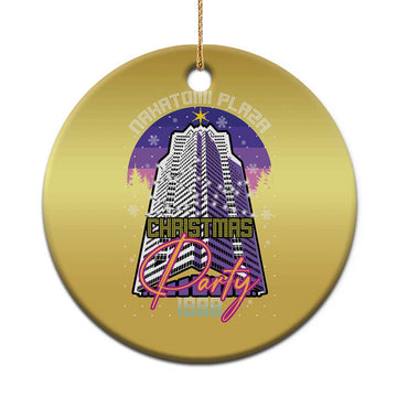 Nakatomi Plaza Xmas Party 1988 Christmas Ornament Funny 80's Movie Ugly Xmas Gift TS10