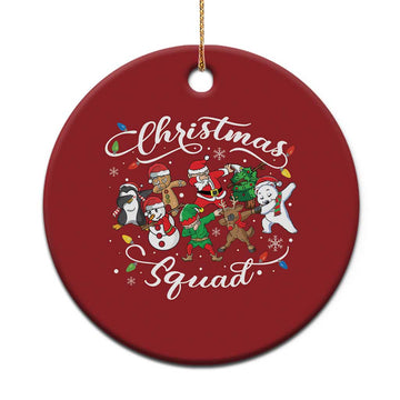 Xmas Squad Christmas Ornament Santa Dabbing Elf Family Matching Pajamas TS10