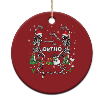 FunnyXmas Nurse Christmas Ornament Ortho Squad Dancing Skeleton Orthopedics PICU Icu Nurse Rn Crew TS10