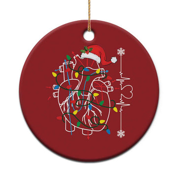 Xmas Cardiac Nurse Christmas Ornament Anatomical Xmas Heart Anatomy TS10