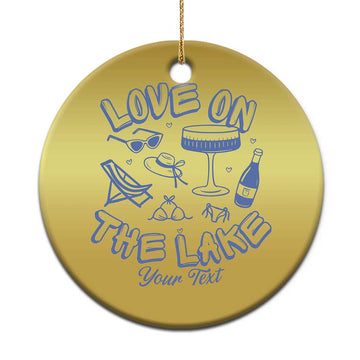 Love on the Lake Bachelorette Christmas Ornament Custom Camp Bach Party TS10
