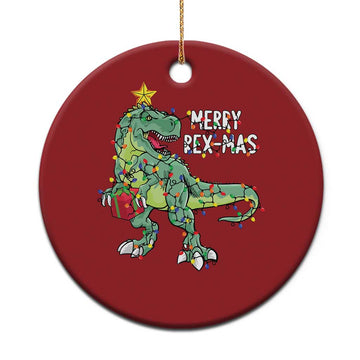 Dinosaur Xmas Tree Rex Christmas Ornament Merry Rex-Mas Xmas Pet Dino Trex TS10