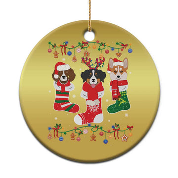 Funny Xmas Dog Owner Christmas Ornament Socks Xmas Holiday TS11