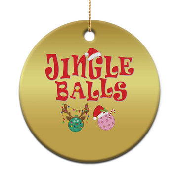 Funny Xmas Pickleball Christmas Ornament Jingle Balls Reindeer Santa Hat Ball TS11