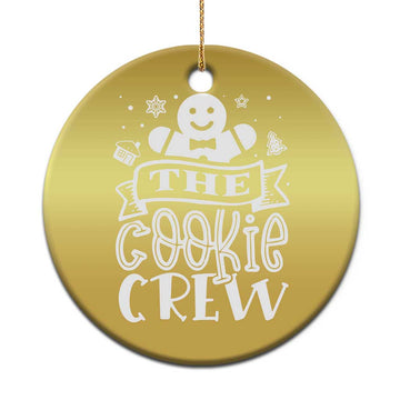 Funny The Cookie Crew Christmas Ornament Christmas Baking Team Gingerbread TS11