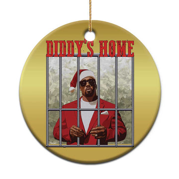 Funny Dirty Xmas Santa Diddy's Home Christmas Ornament TS11