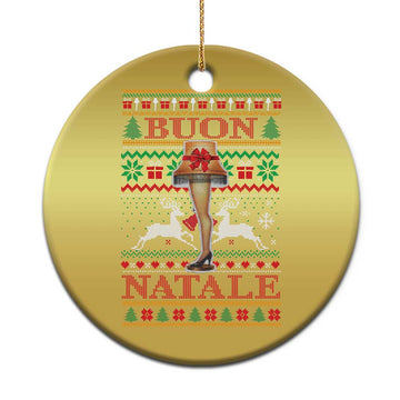 Funny Xmas Movie Christmas Ornament Buon Natale Lamp Italian Christmas TS11