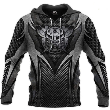 Viking Clothing Viking Warrior Shield Hoodie RLT12