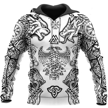 Viking Clothing Viking Tattoo Art Hoodie RLT12