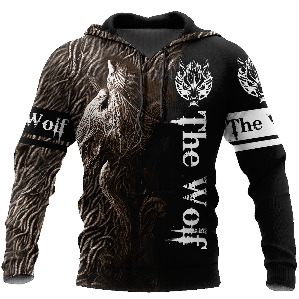 Viking Clothing Fenrir Viking Wolf Hoodie RLT12