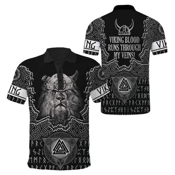 Viking Clothing Viking Lion Polo Shirt RLT12