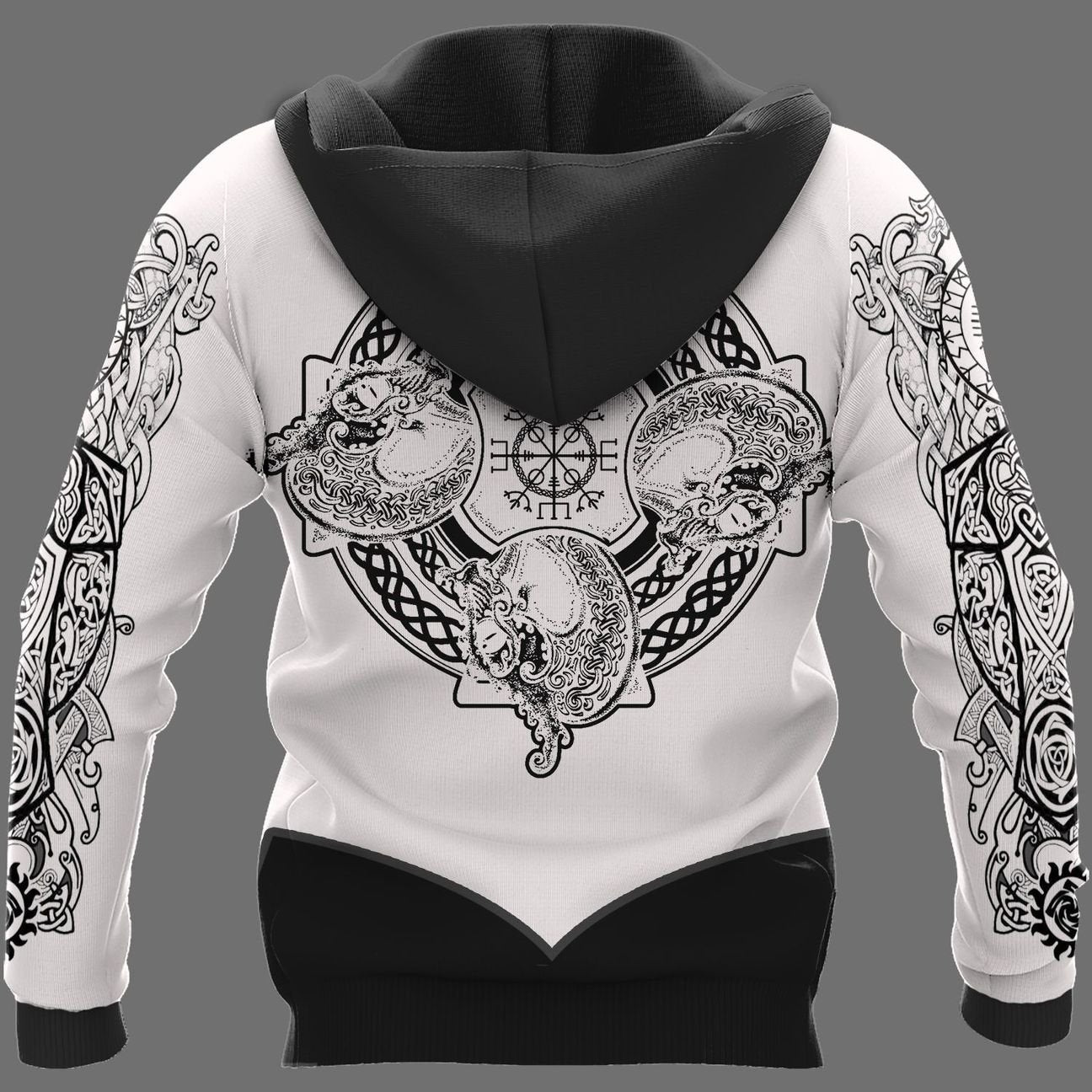 Viking Clothing Warrior Viking Symbol Viking Hoodie RLT12
