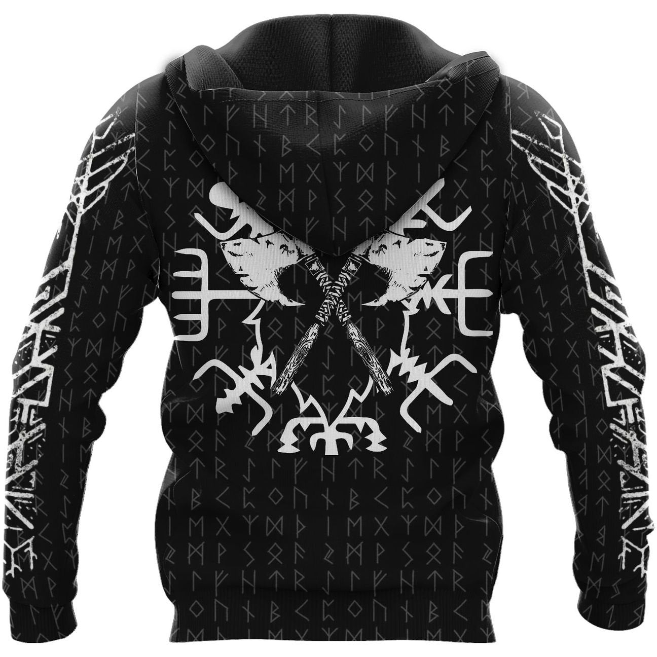 Viking Clothing Odin Vegvisir Viking Hoodie RLT12