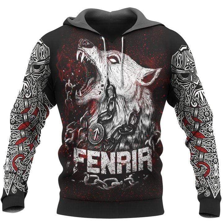 Viking Clothing Viking Fenrir New Hoodie RLT12
