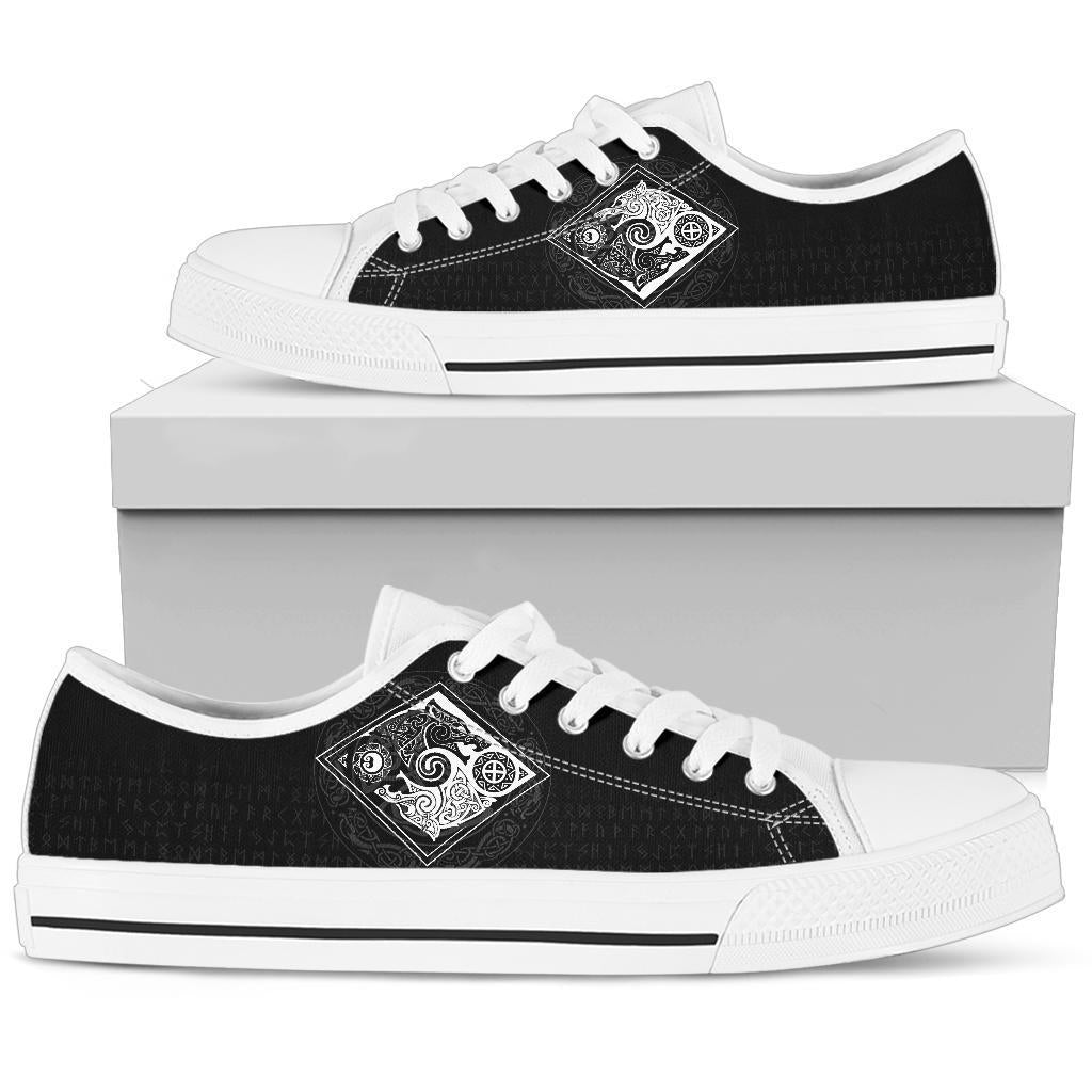 Vikings Low Top Shoes The Wolves, Skoll and Hati RLT12