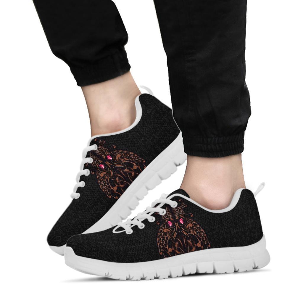 Viking Sneakers, Odin God Furthark Tattoo Special RLT12
