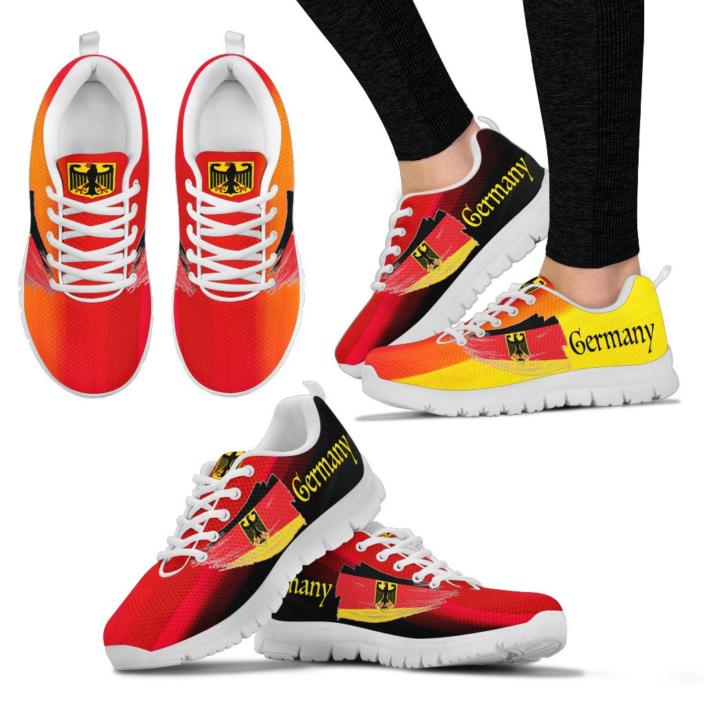 Germany Sneakers (Shoes) - Germany Flag And Coat Of Arms Men's/Women's/Kid's