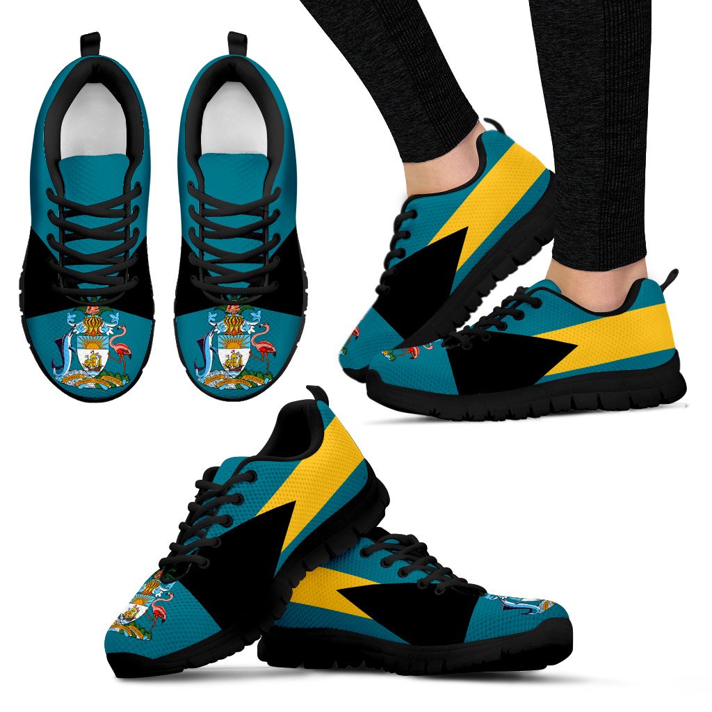 Bahamas Shoes - Flag And Coat Of Arms Sneakers 2