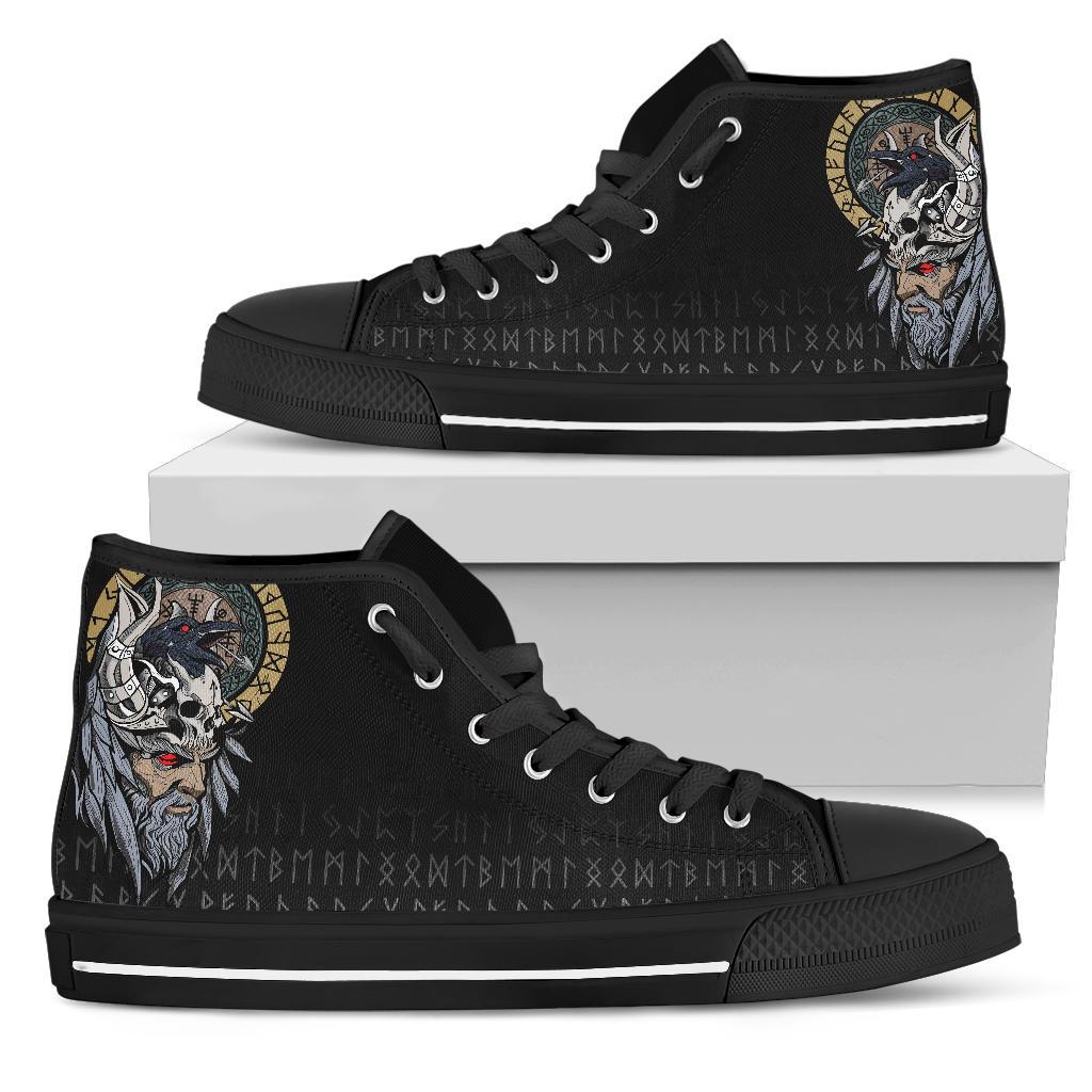 Viking Odin Raven High Top Shoes RLT12