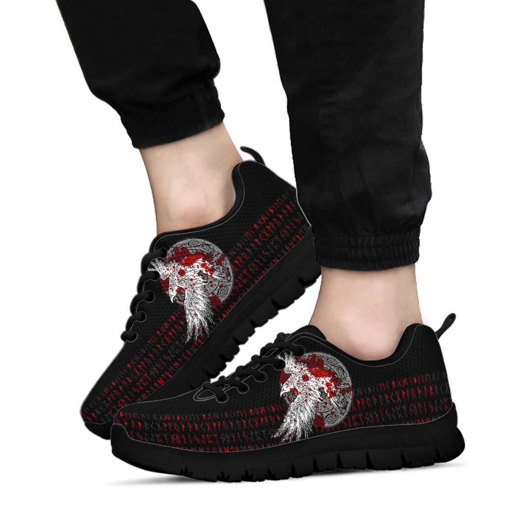Viking Sneakers - Mystical Raven Tattoo Blood RLT12