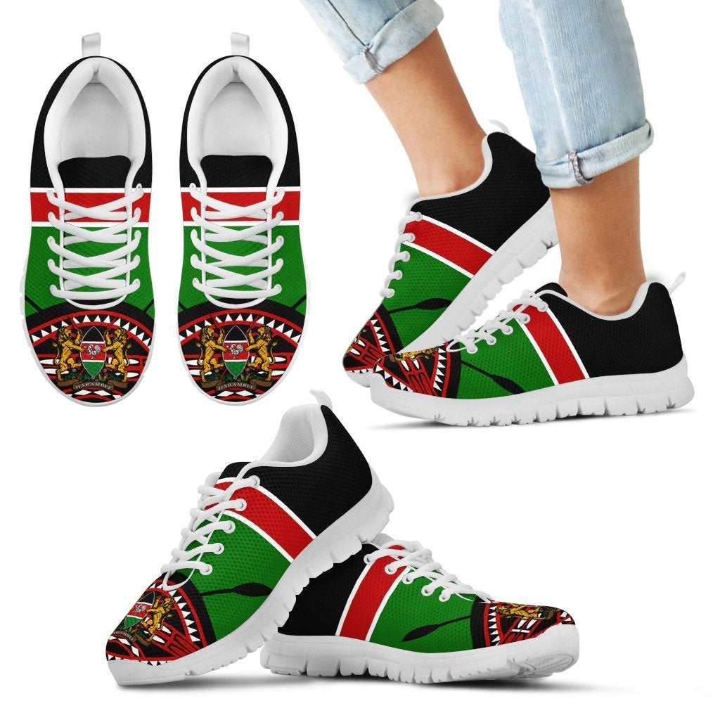 Kenya Lion Sneakers Maasai Shield