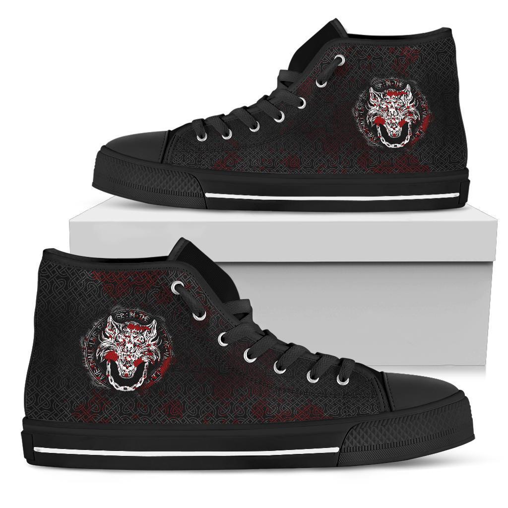 Viking High Top Shoes Fenrir Viking Blood 3D RLT12