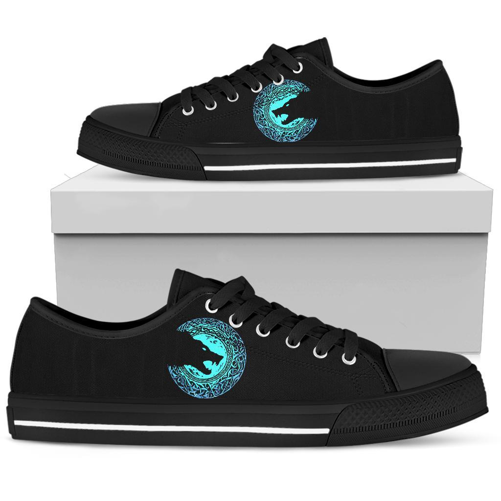 Viking Low Top Shoes Fenrir Norse Wolf RLT12