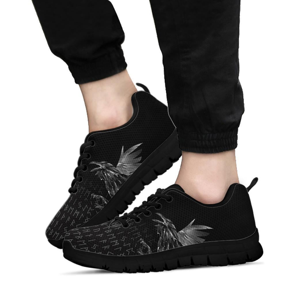 Viking Sneakers - The Raven Of Odin Rune RLT12