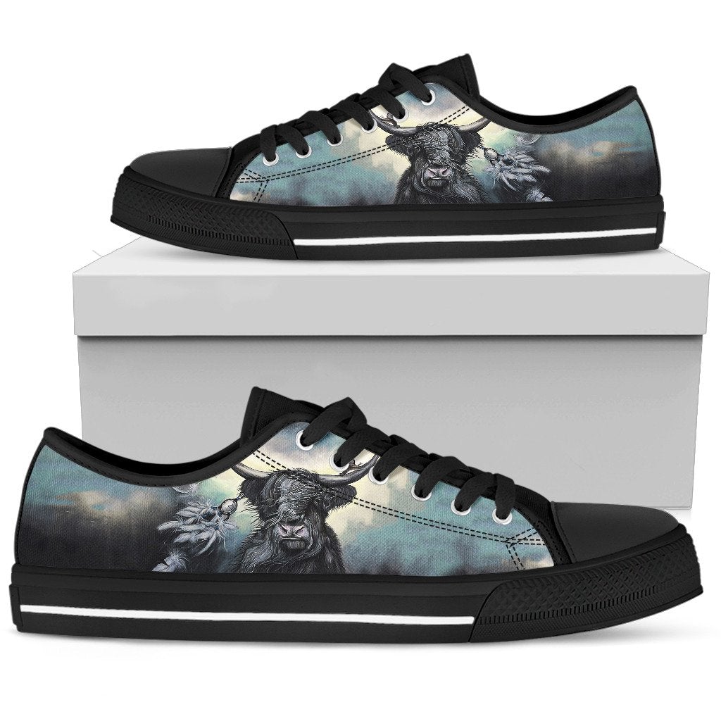 Scotland Highland Cow Low Top Shoes