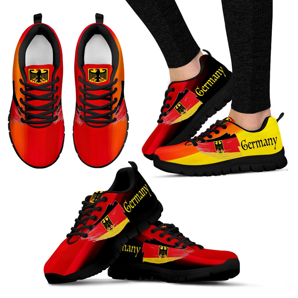 Germany Sneakers (Shoes) - Germany Flag And Coat Of Arms Men's/Women's/Kid's