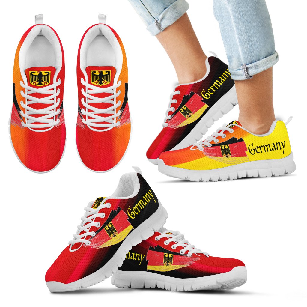 Germany Sneakers (Shoes) - Germany Flag And Coat Of Arms Men's/Women's/Kid's