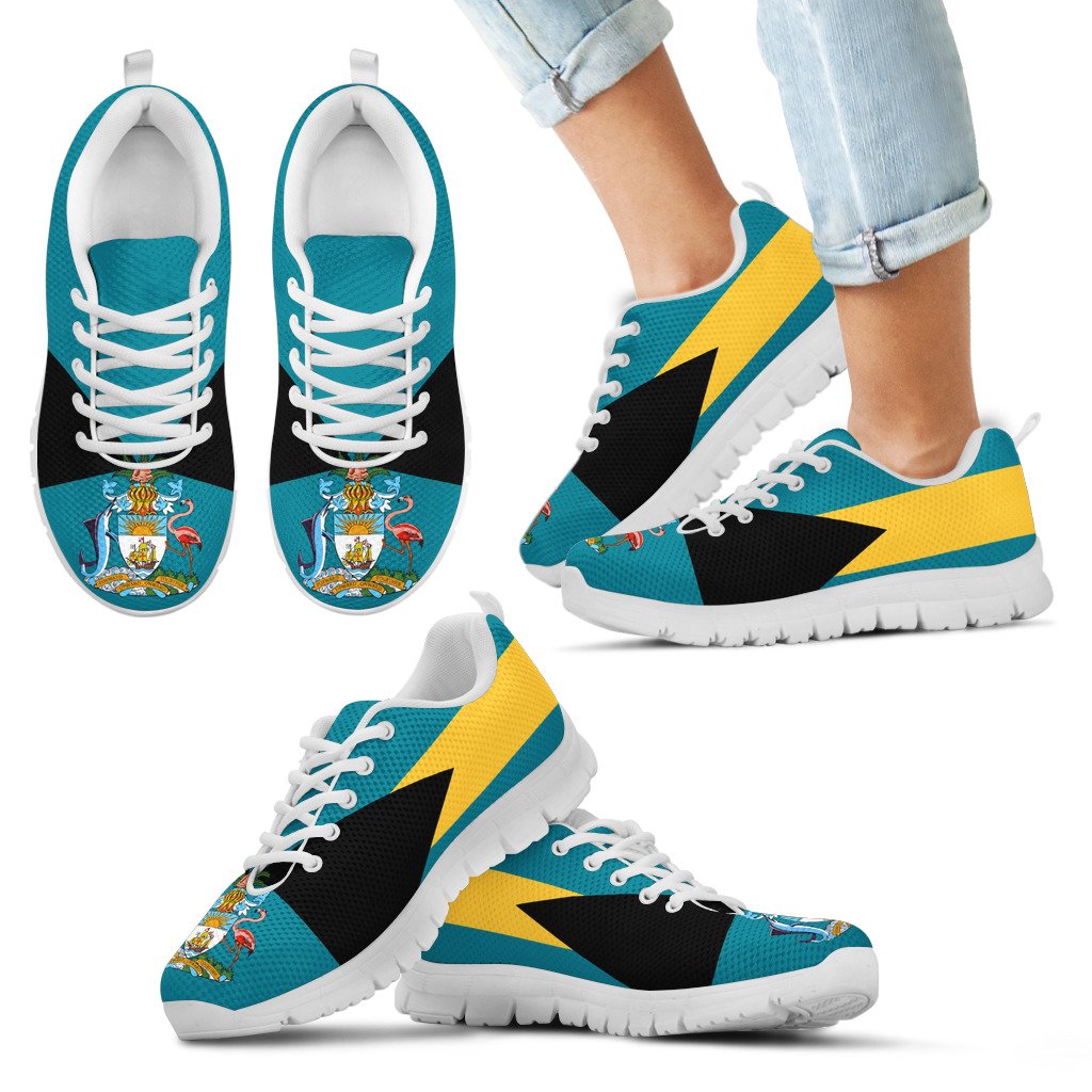 Bahamas Shoes - Flag And Coat Of Arms Sneakers 2