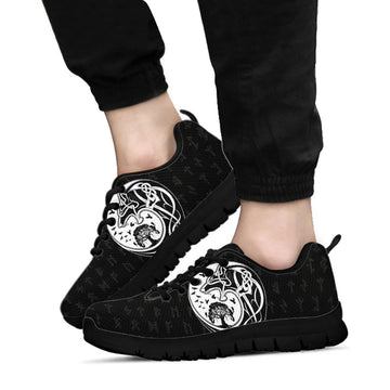 Viking Sneakers, Skoll and Hati Rune Tattoo RLT12