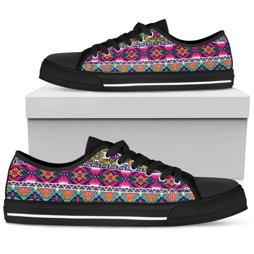 United Tribe Symbols Native American Design Low Top Canvas Shoes LT10
