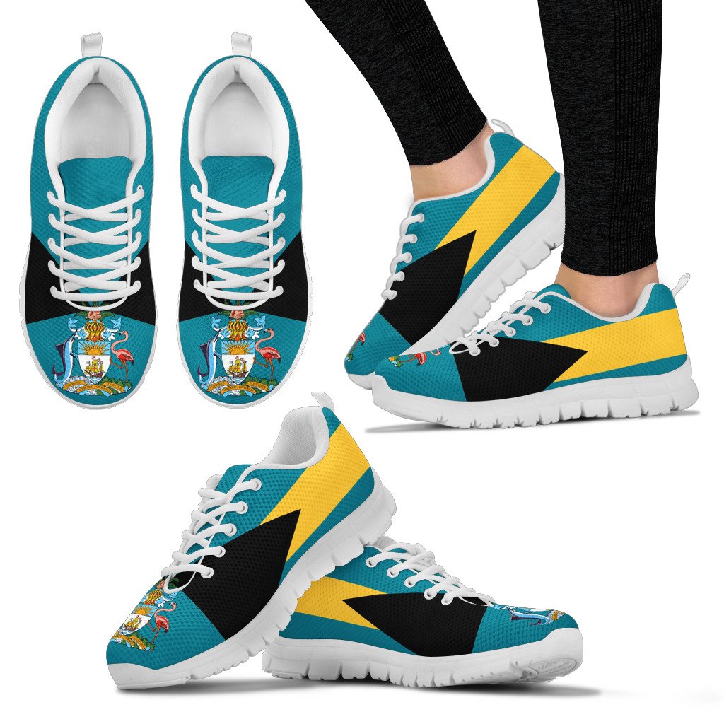Bahamas Shoes - Flag And Coat Of Arms Sneakers 2